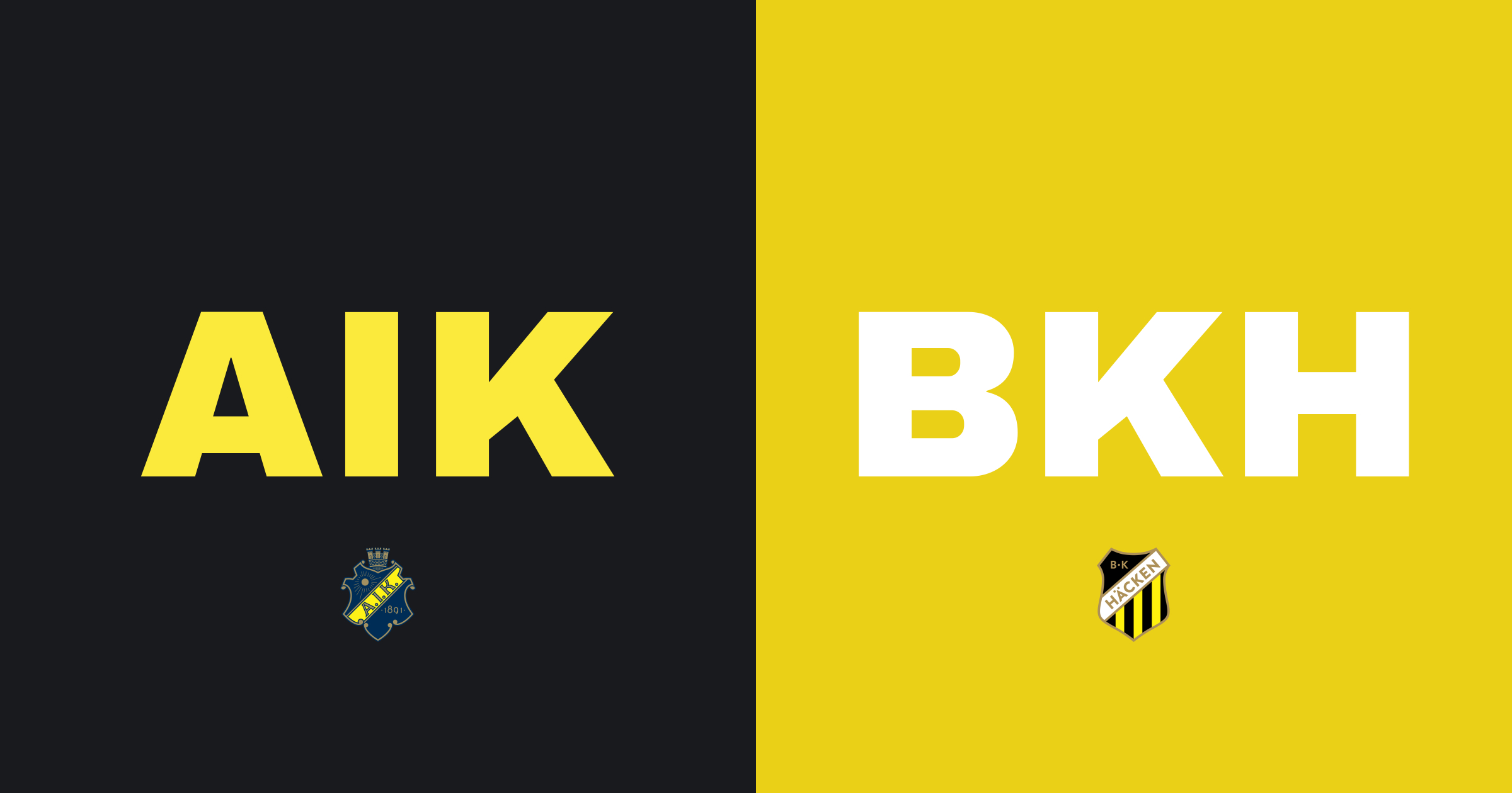 AIK och BK Häcken delar på poängen efter dramatik på Strawberry Arena