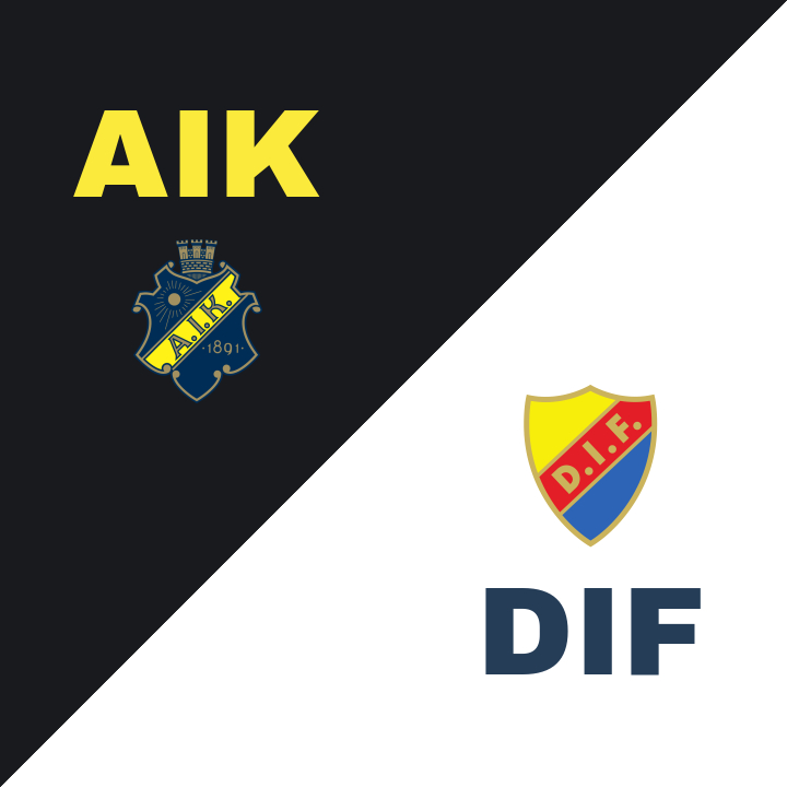 AIK och Djurgårdens IF spelar oavgjort i Tvillingderbyt