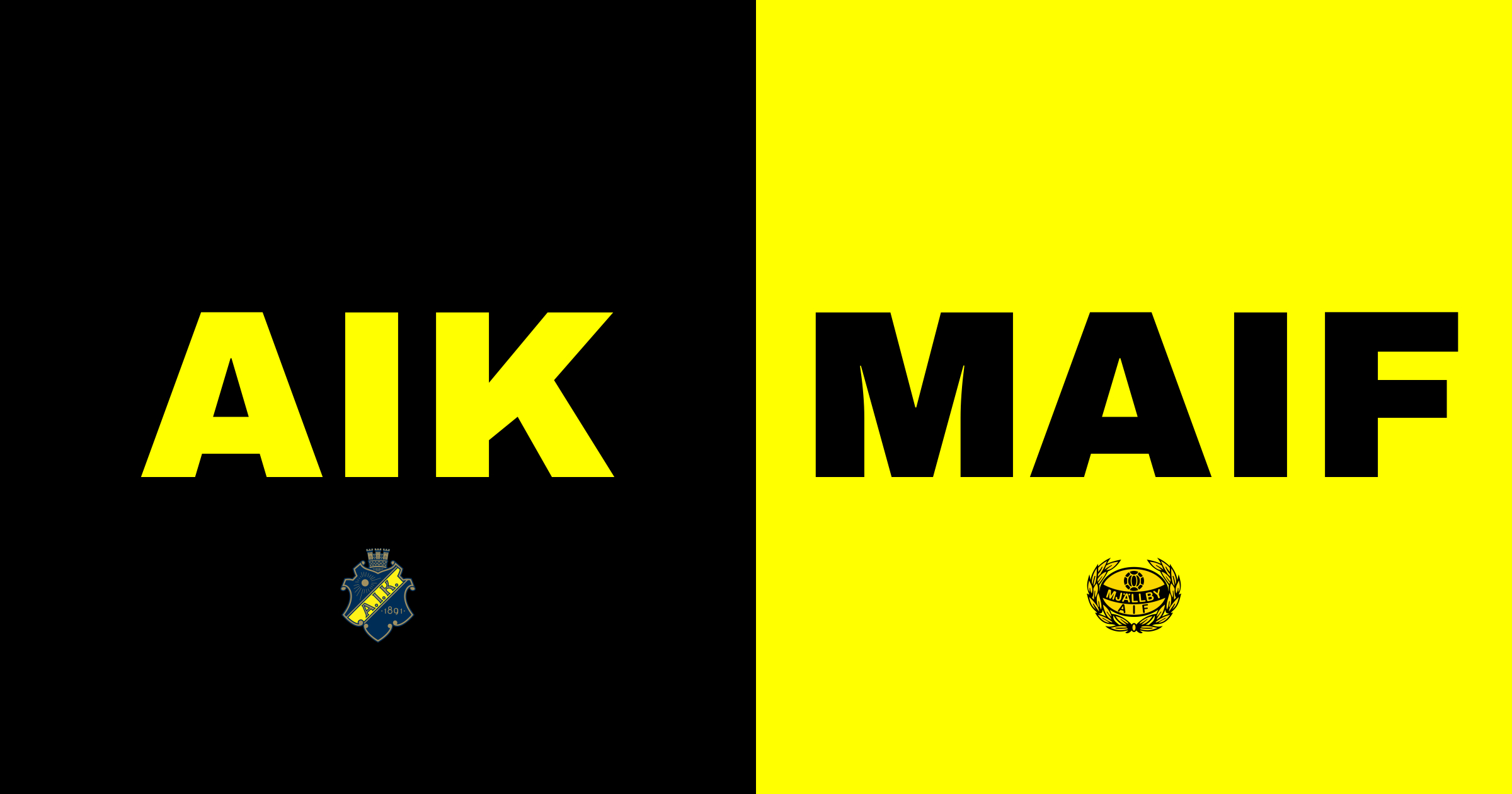 AIK besegrar Mjällby AIF i tuff drabbning på Strawberry Arena