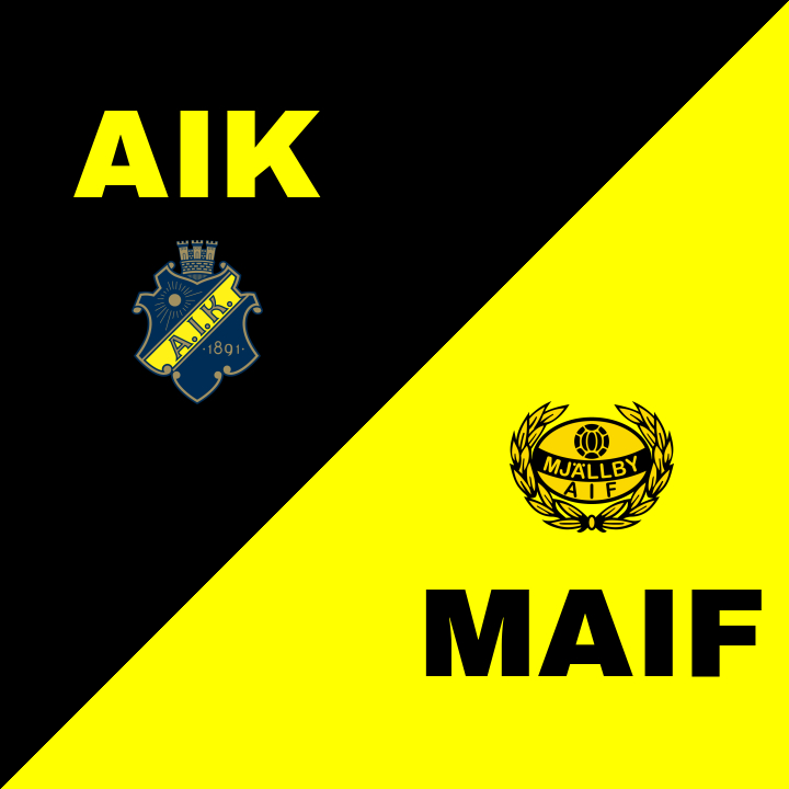 AIK besegrar Mjällby AIF i tuff drabbning på Strawberry Arena