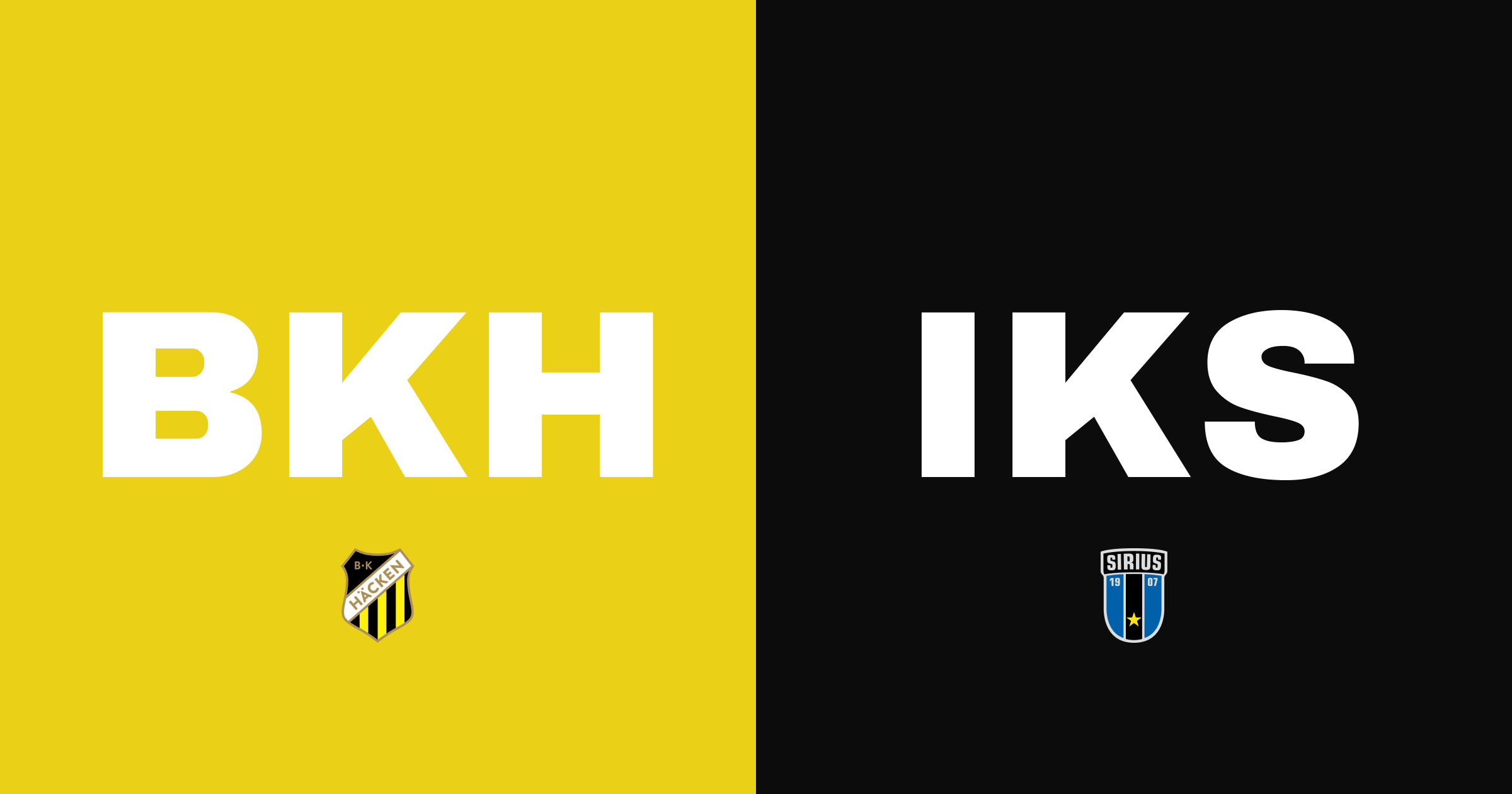Delade poäng på Bravida Arena: BK Häcken och IK Sirius FK spelar 1-1