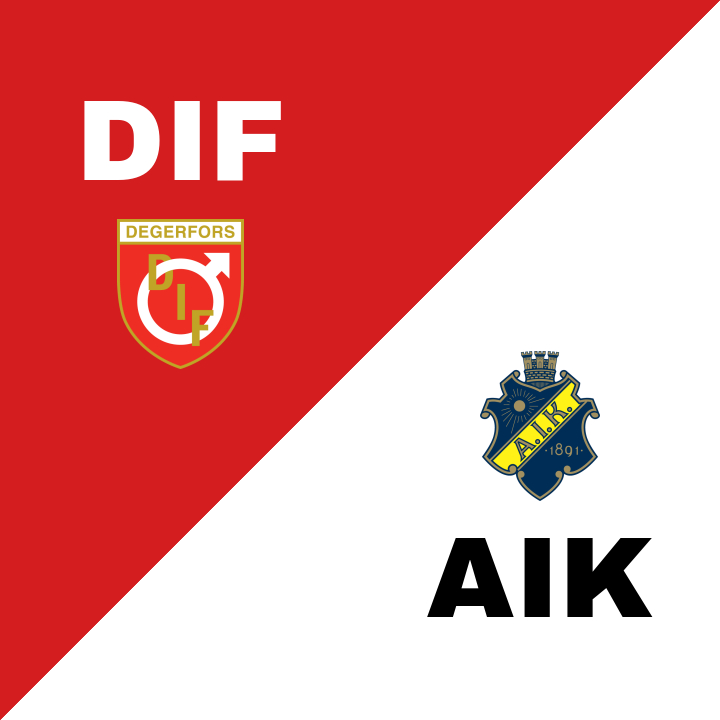 AIK vinner knappt mot Degerfors IF på Stora Valla
