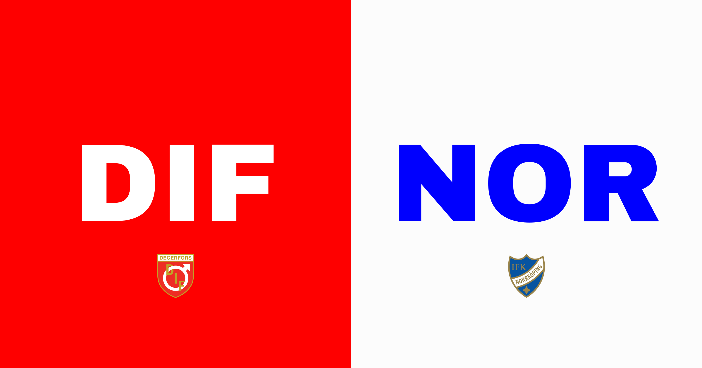 Degerfors IF och IFK Norrköping spelar oavgjort på Stora Valla
