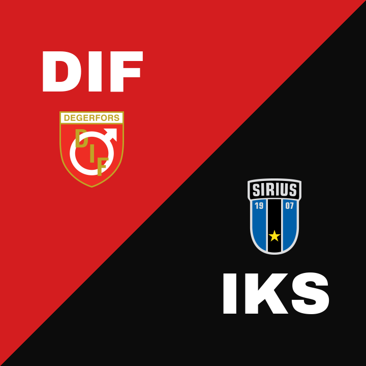 Degerfors IF och IK Sirius FK delar på poängen i spännande drabbning