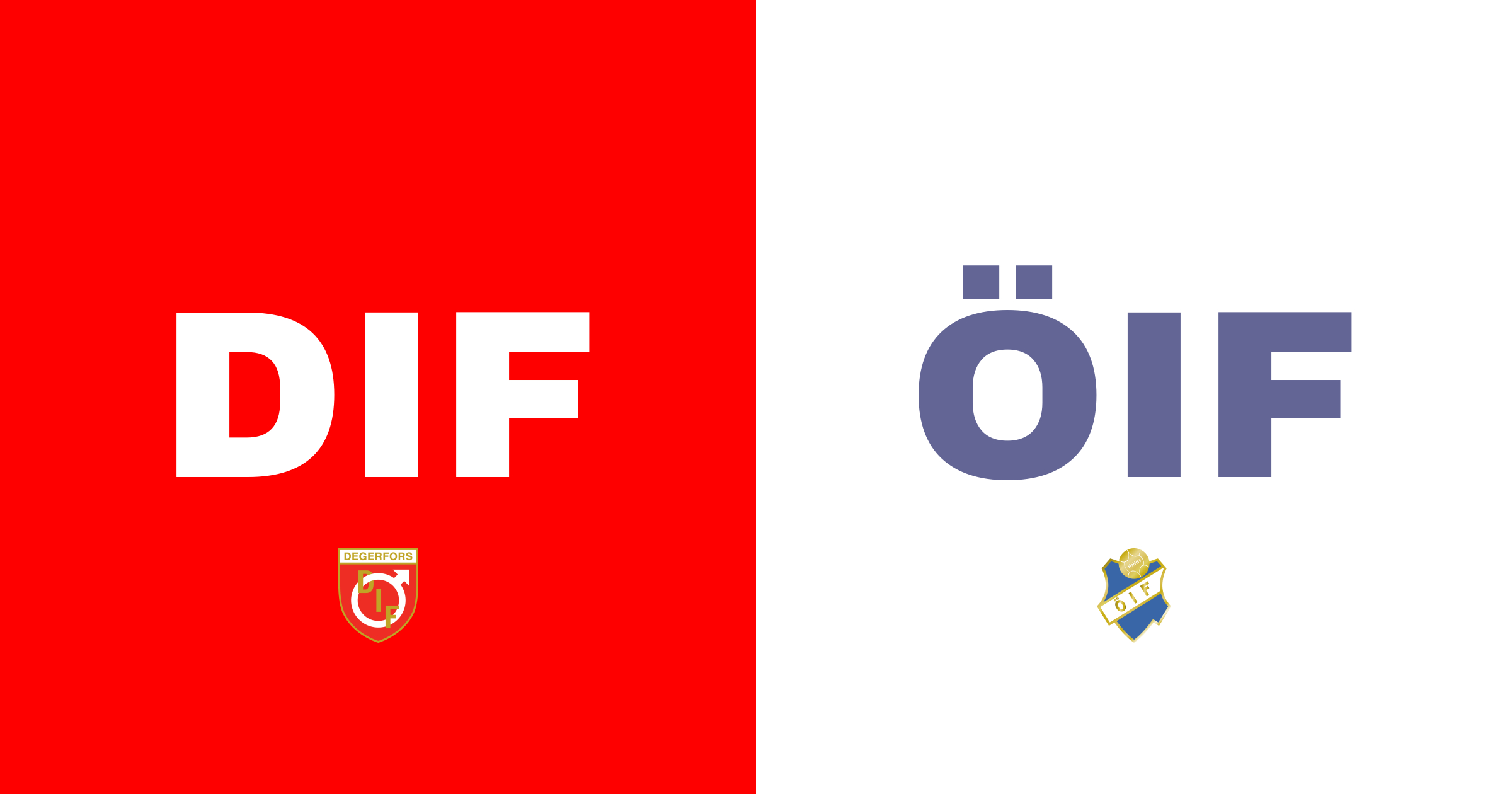Degerfors IF faller mot Östers IF på Stora Valla
