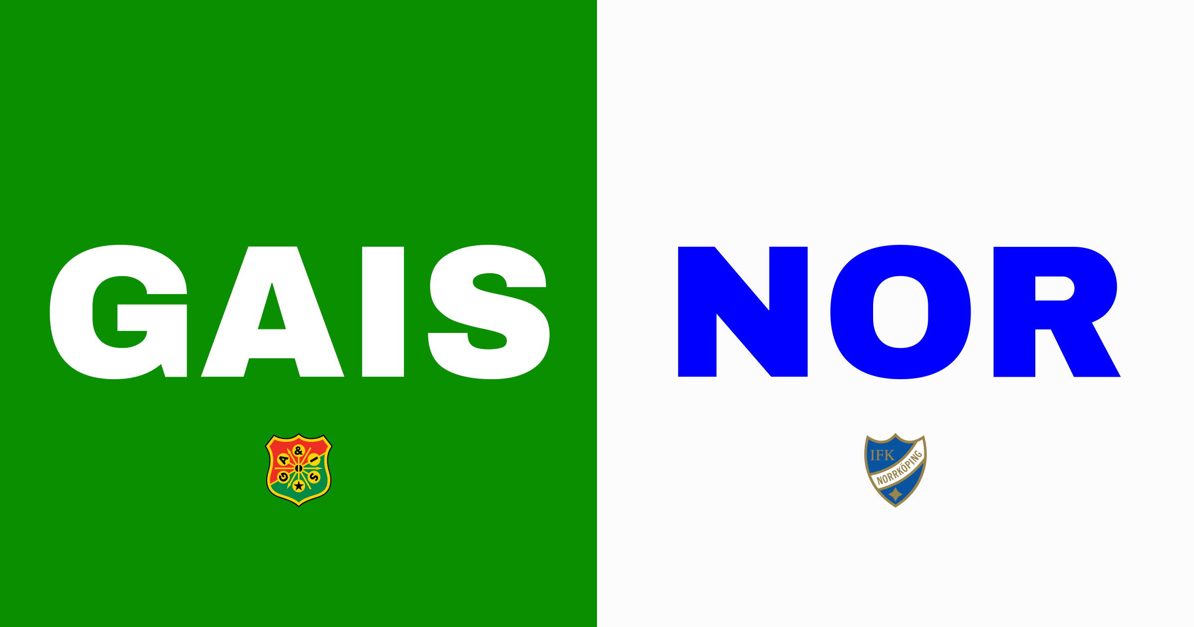 GAIS triumferar över IFK Norrköping på Gamla Ullevi
