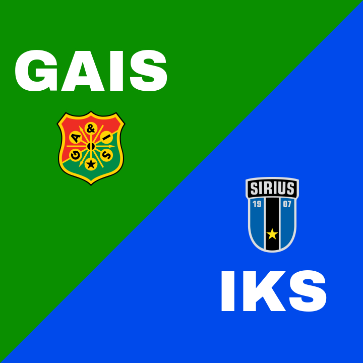 GAIS triumferar över IK Sirius FK på Gamla Ullevi