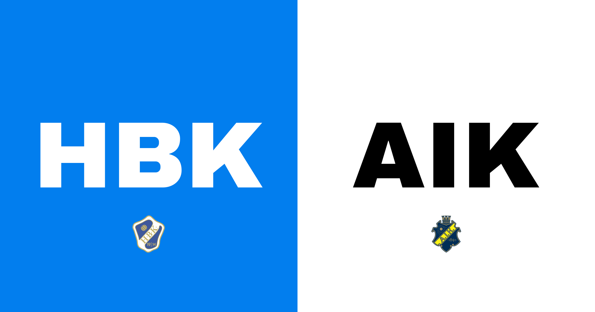 Halmstads BK segrar mot AIK med 2-0 på Örjans Vall