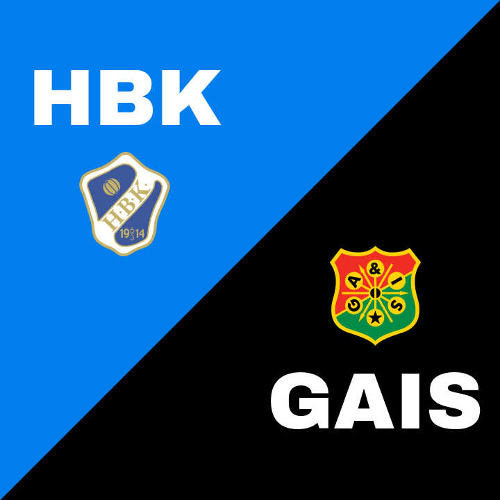 GAIS triumferar över Halmstads BK i Allsvenskan