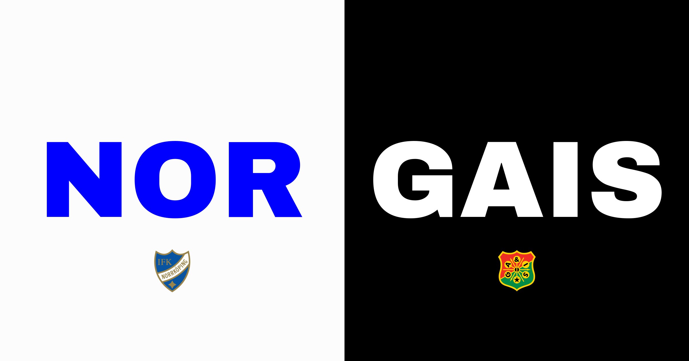 GAIS krossar IFK Norrköping med 3-0 på PlatinumCars Arena