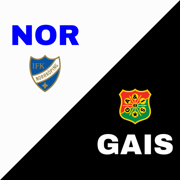 GAIS krossar IFK Norrköping med 3-0 på PlatinumCars Arena