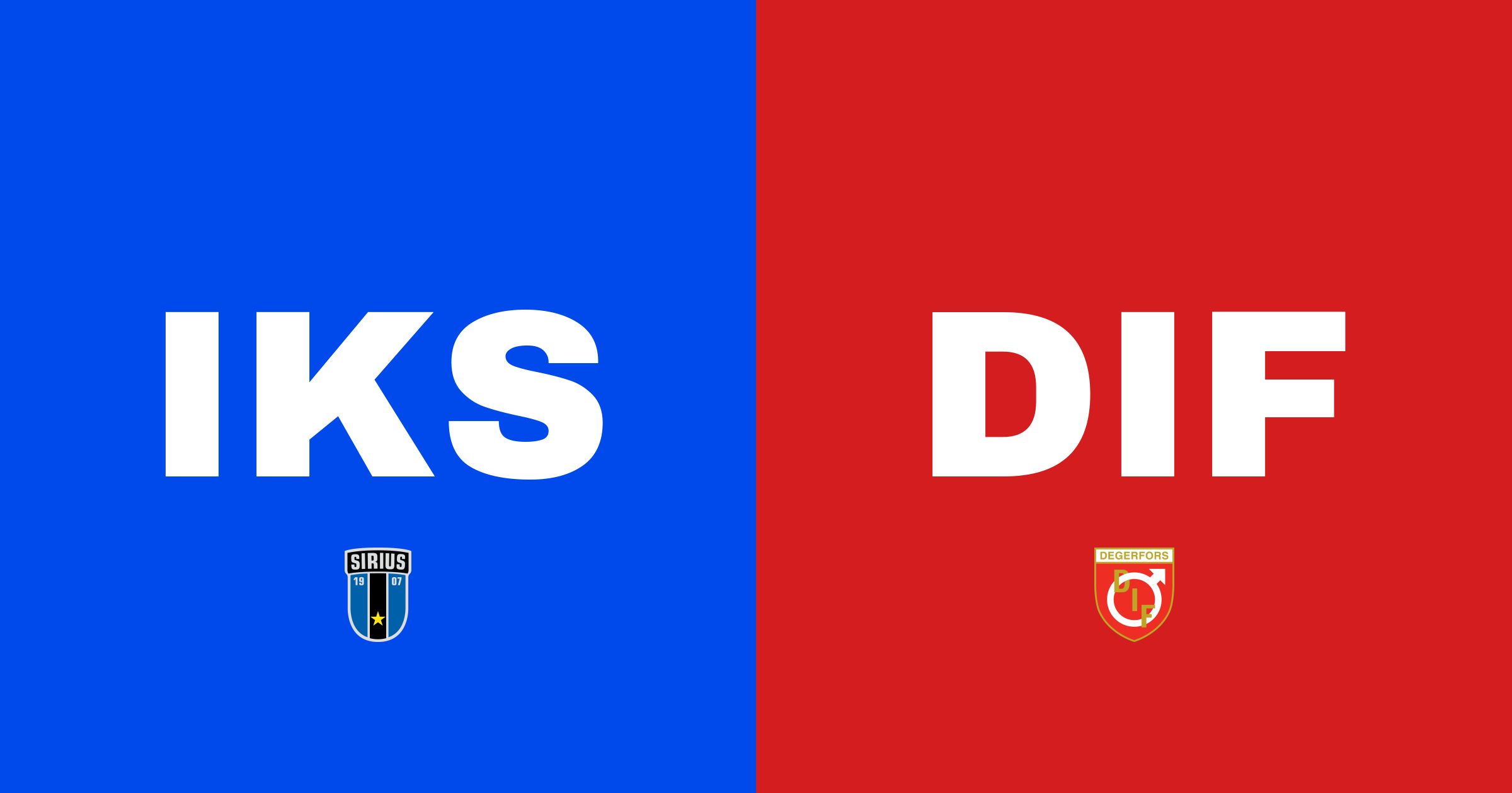 Degerfors IF chockar IK Sirius FK med 3-1-seger på Studenternas IP