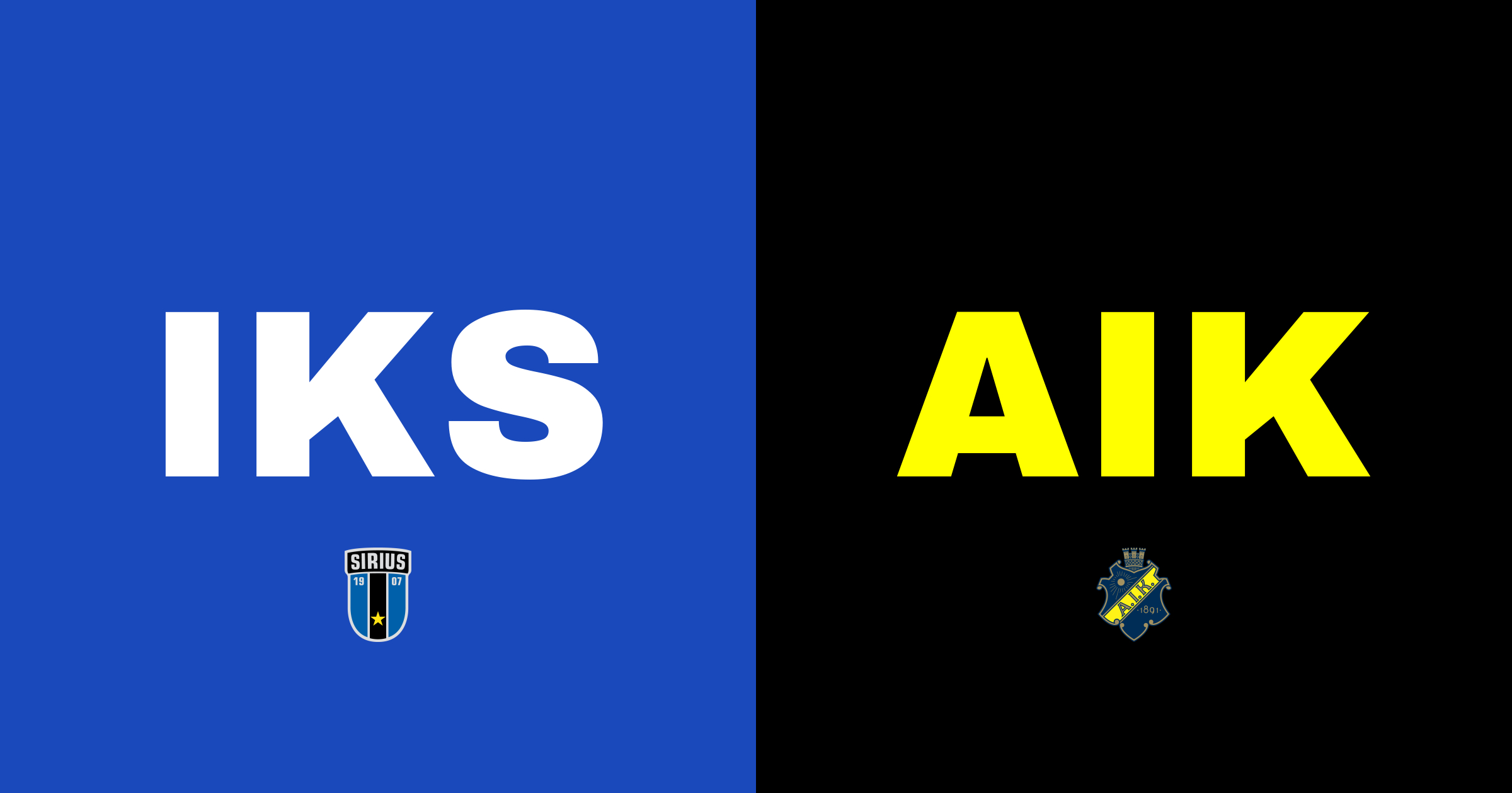 IK Sirius FK triumferar över AIK på Studenternas IP