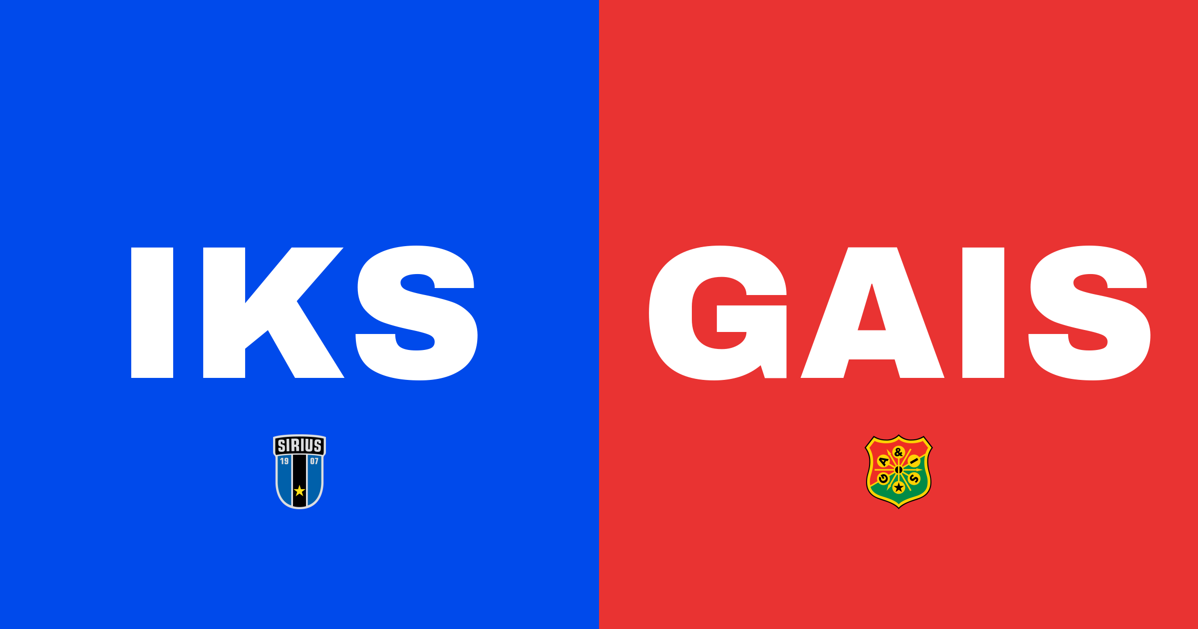 IK Sirius FK triumferar över GAIS med 3-0 på Studenternas IP