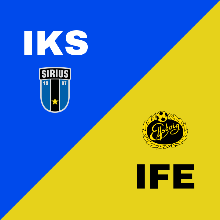 IK Sirius FK dominerar IF Elfsborg med 4-0 på Studenternas IP