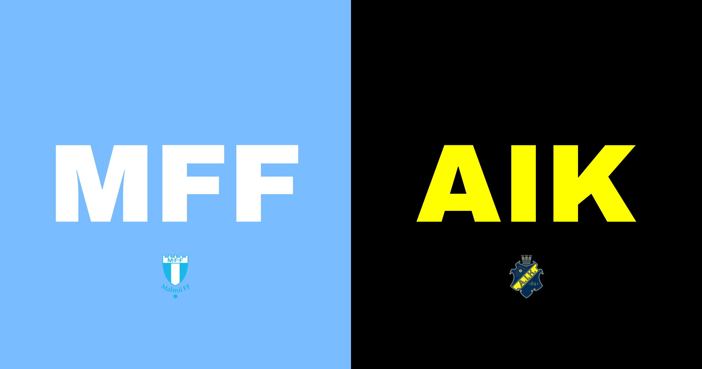 Spännande oavgjort när Malmö FF mötte AIK på Eleda Stadion