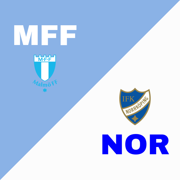 Malmö FF dominerar IFK Norrköping på Eleda Stadion