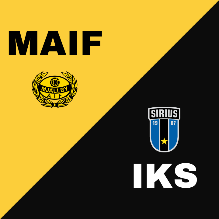 Mjällby AIF tar tre poäng mot IK Sirius FK på Strandvallen