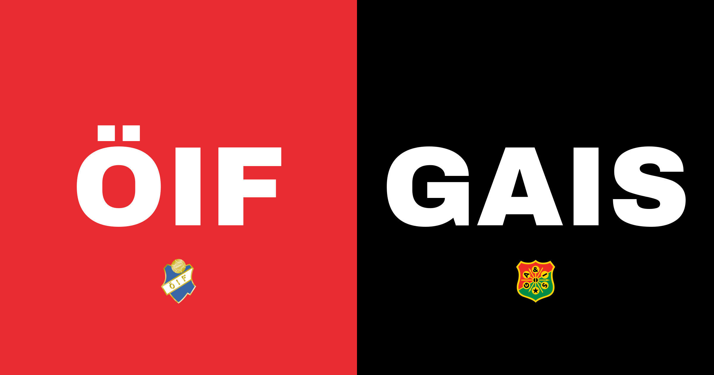 Inför matchen: Östers IF möter GAIS på Visma Arena
