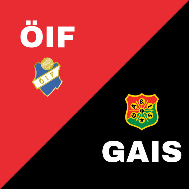 Inför matchen: Östers IF möter GAIS på Visma Arena