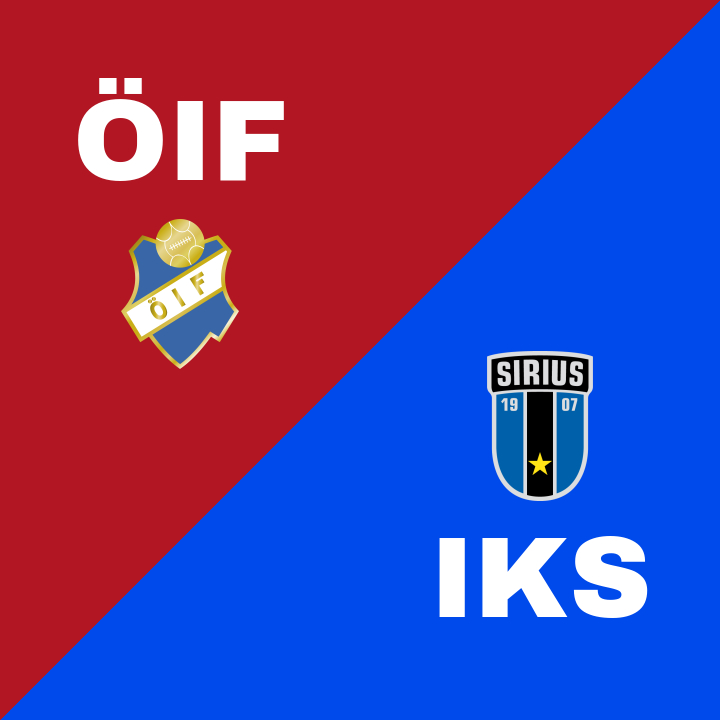 Spännande oavgjort när Östers IF och IK Sirius FK möttes på Visma Arena