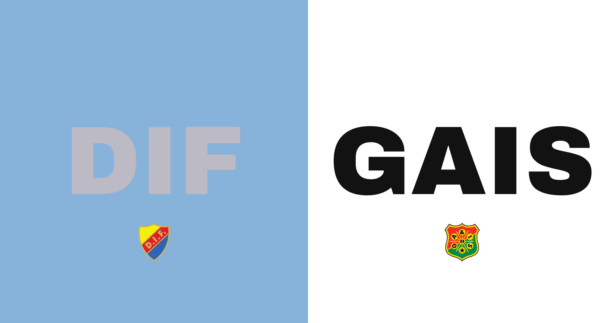 Djurgården går in som klar favorit mot GAIS