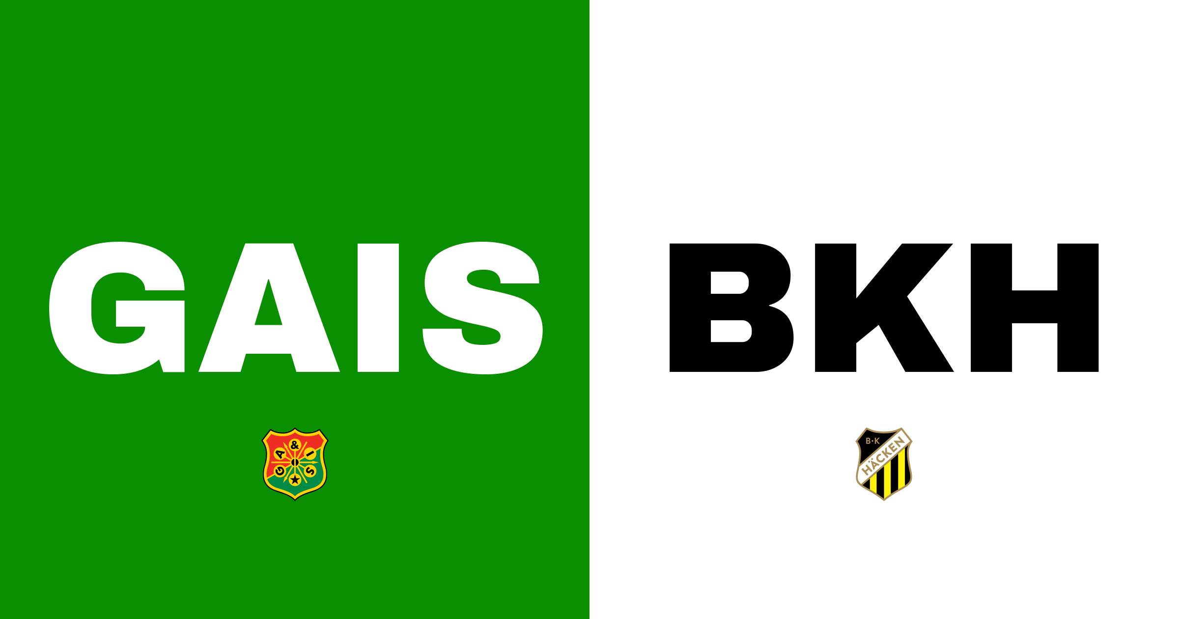 Formstarkt GAIS går in i derbyt som knapp favorit mot Häcken