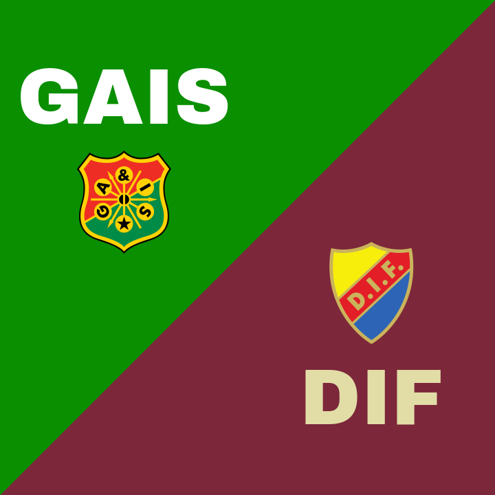 Djurgårdens IF segrar mot GAIS på Gamla Ullevi