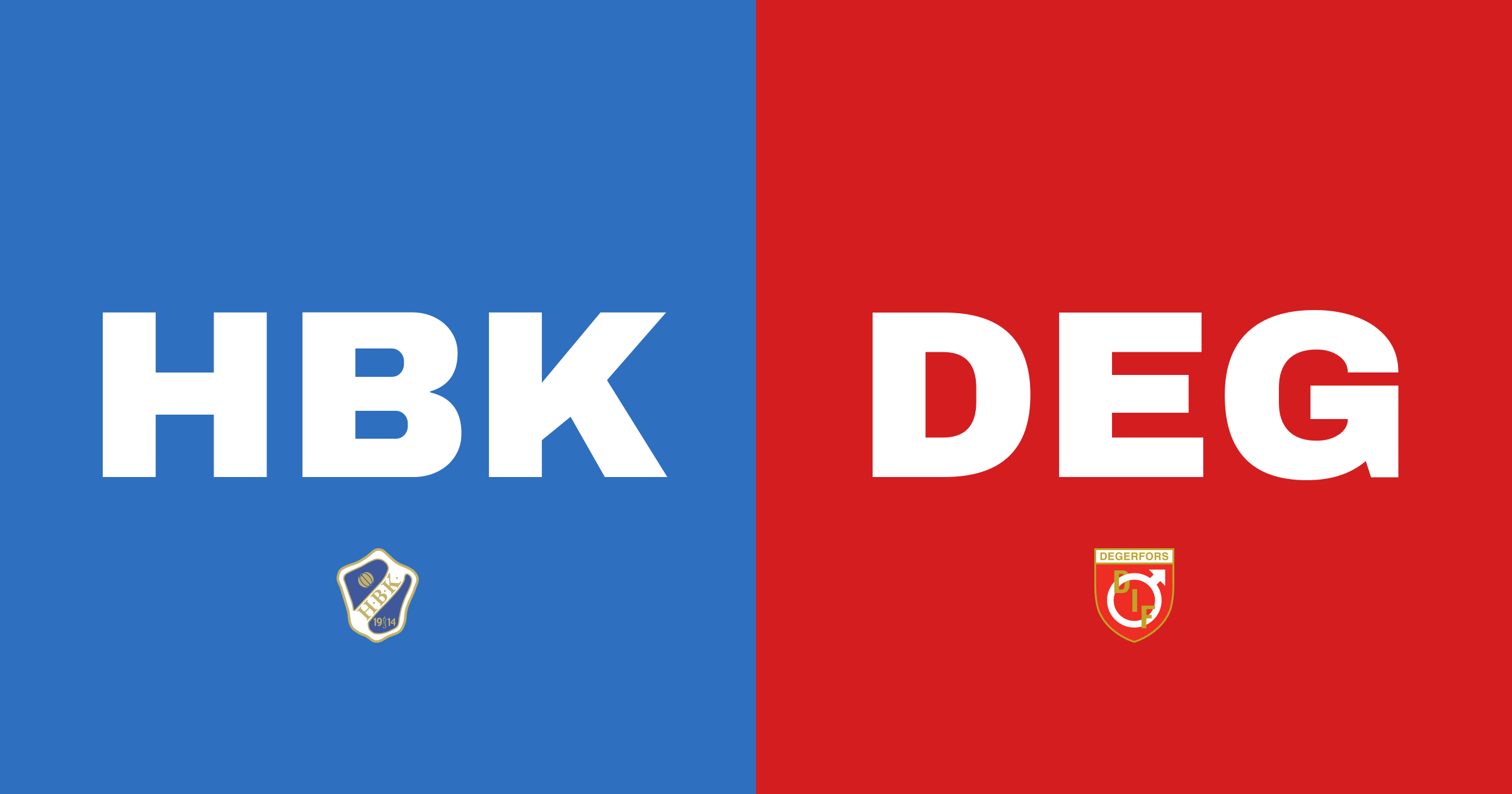 Degerfors IF dominerar Halmstads BK med 3-0 på Örjans Vall