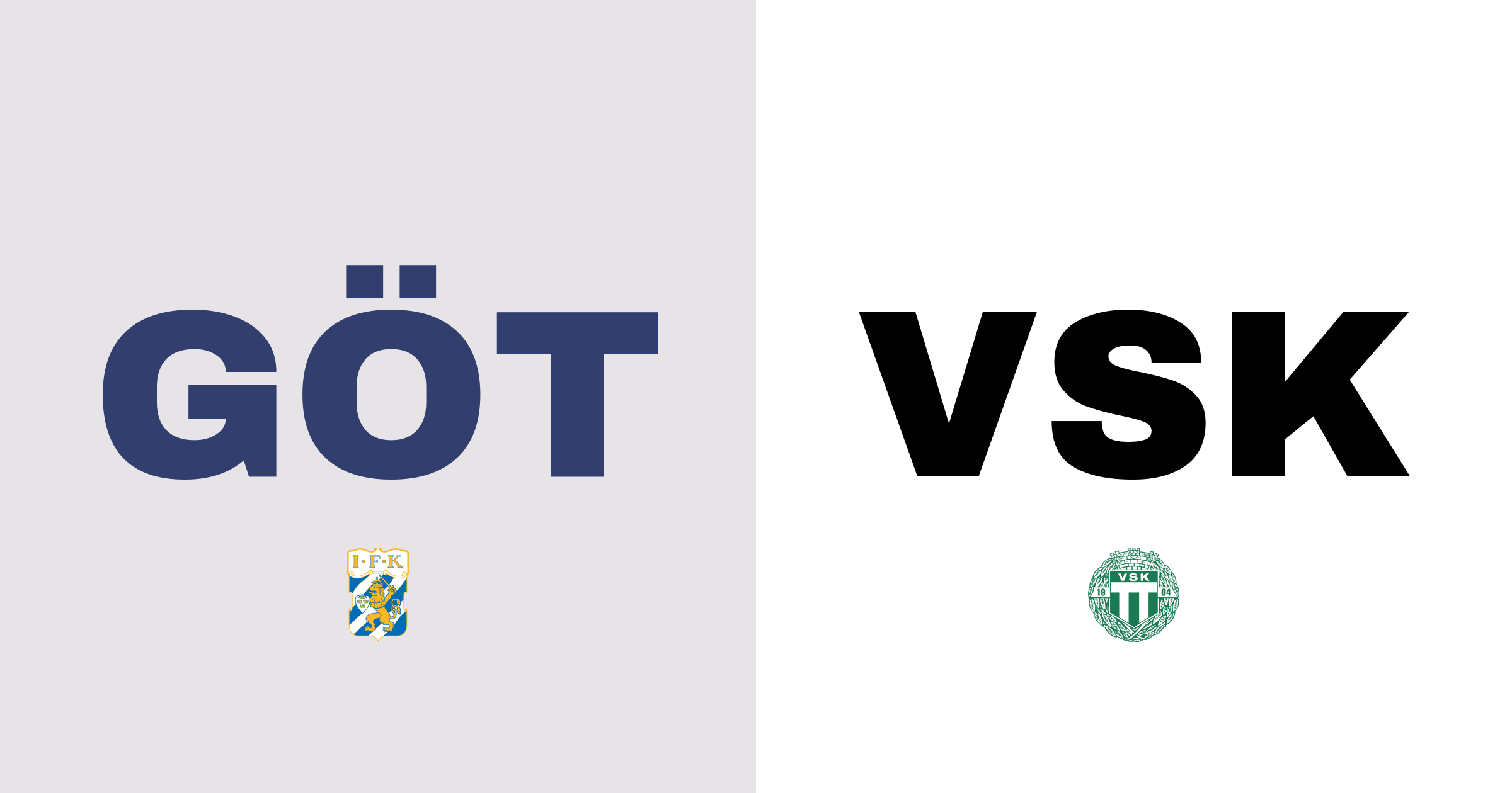 Formstarkt IFK Göteborg tar emot Västerås i lurig höstmatch