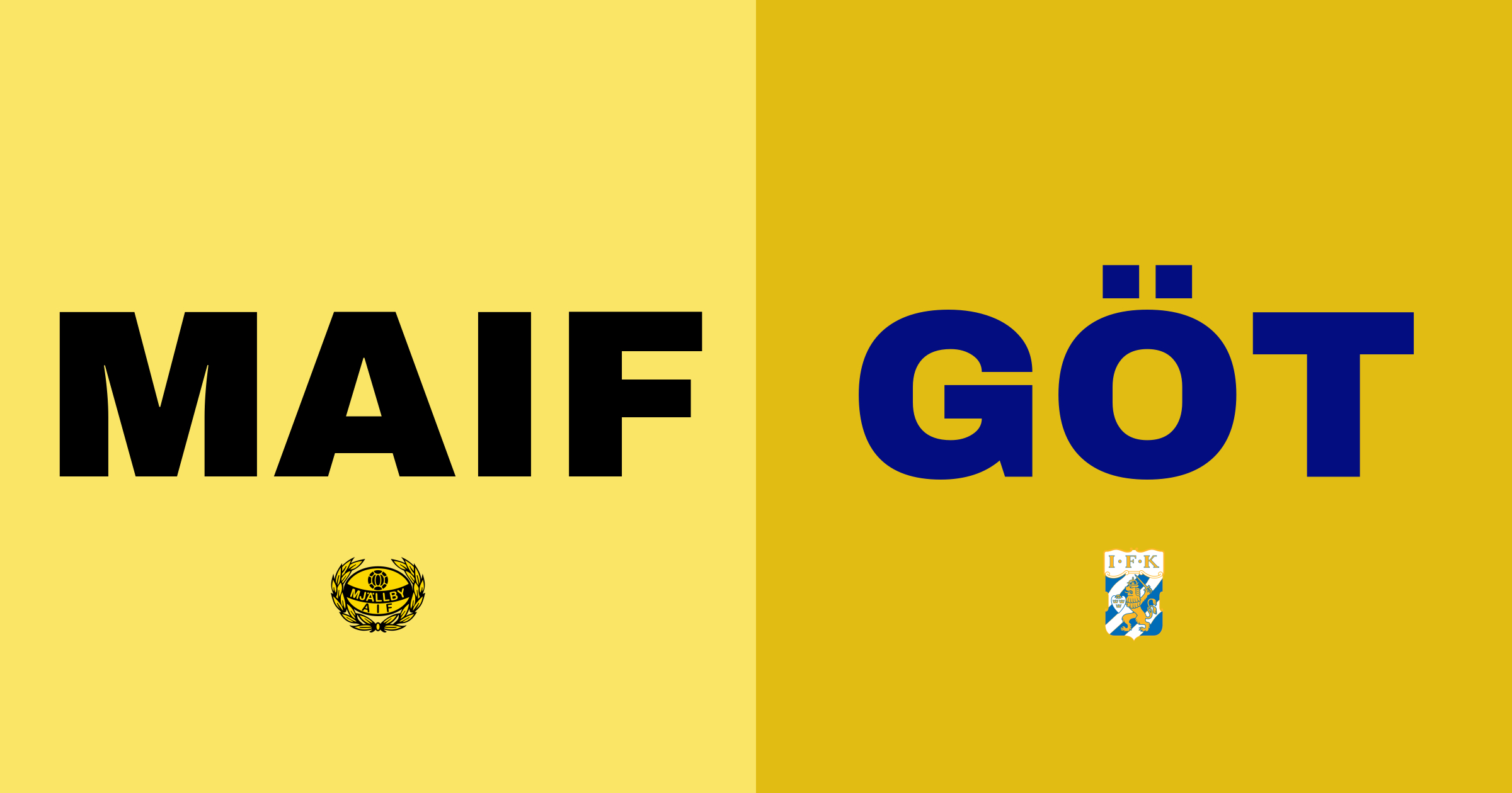 Press på Mjällby när IFK Göteborg kommer till Listerlandet