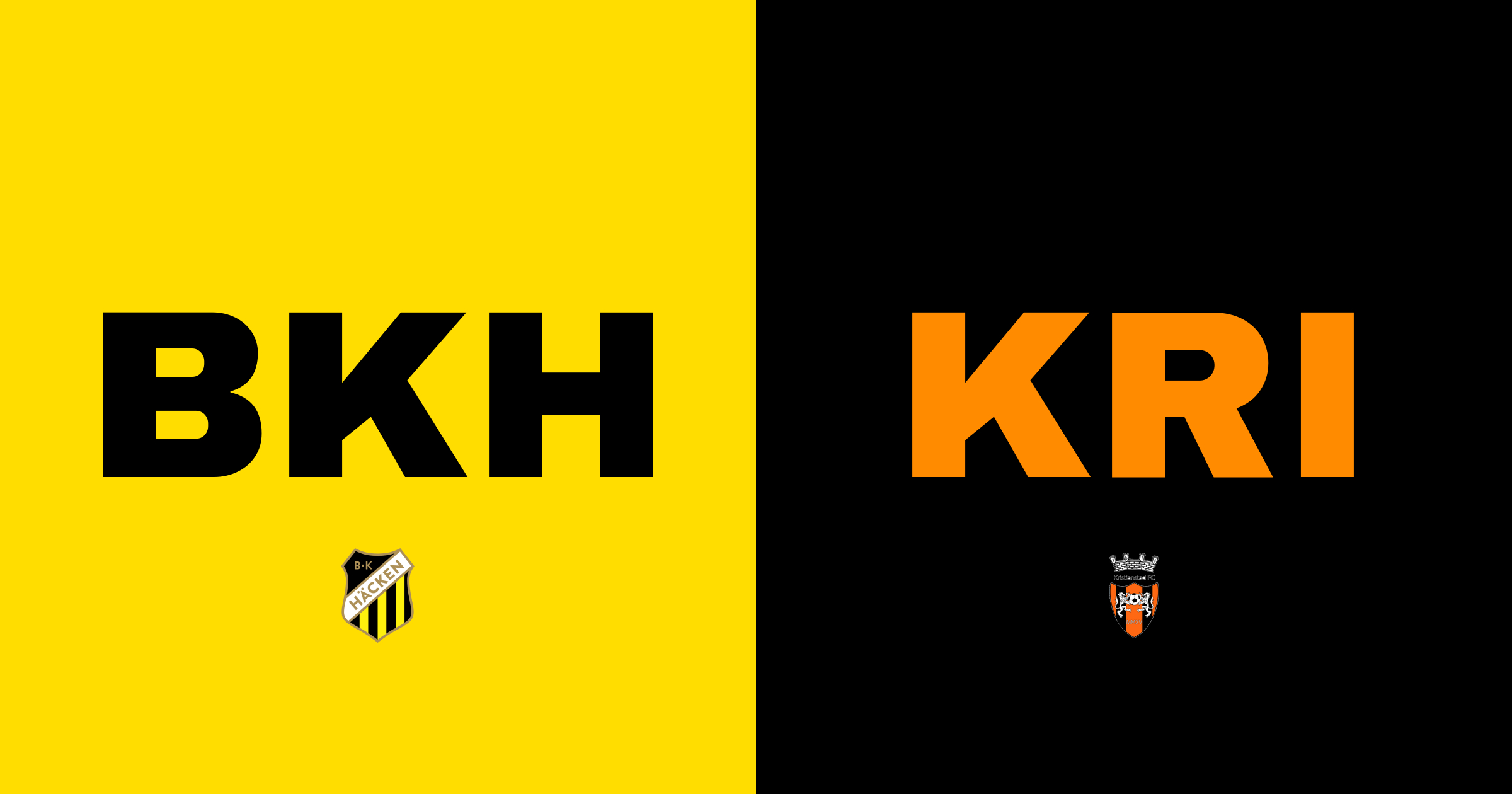 BK Häcken och Kristianstad delar på poängen efter spännande drabbning
