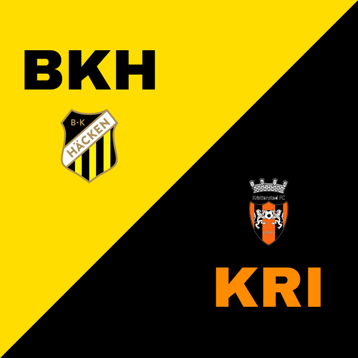 BK Häcken och Kristianstad delar på poängen efter spännande drabbning
