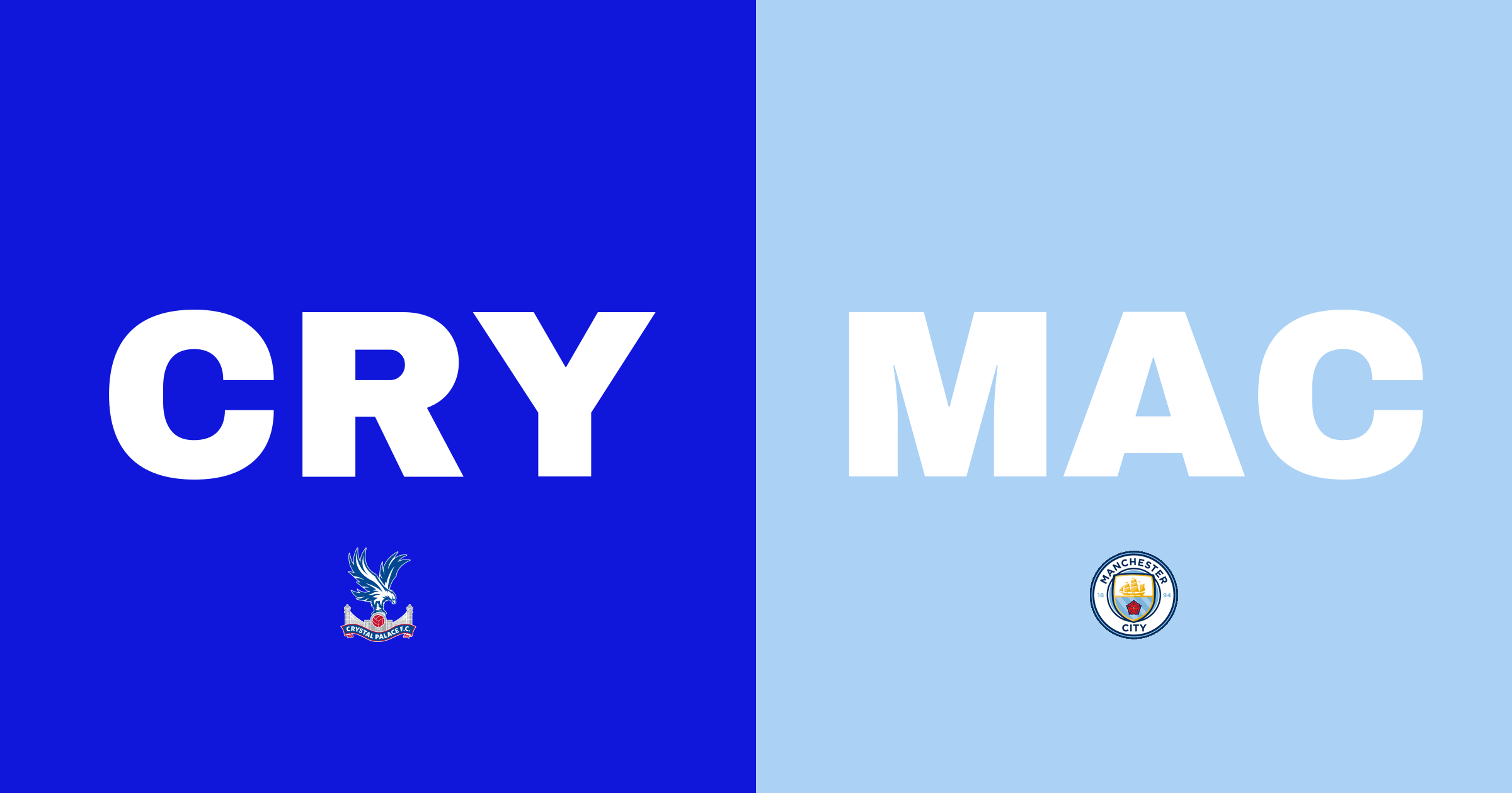 FA-cupen Final: Crystal Palace mot Manchester City på Wembley Stadium
