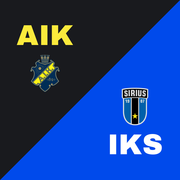 AIK faller mot Sirius i tuff vänskapsmatch