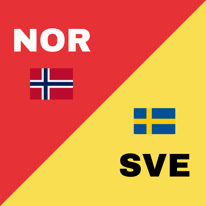 Norge körde över Sverige i VM-genrepet