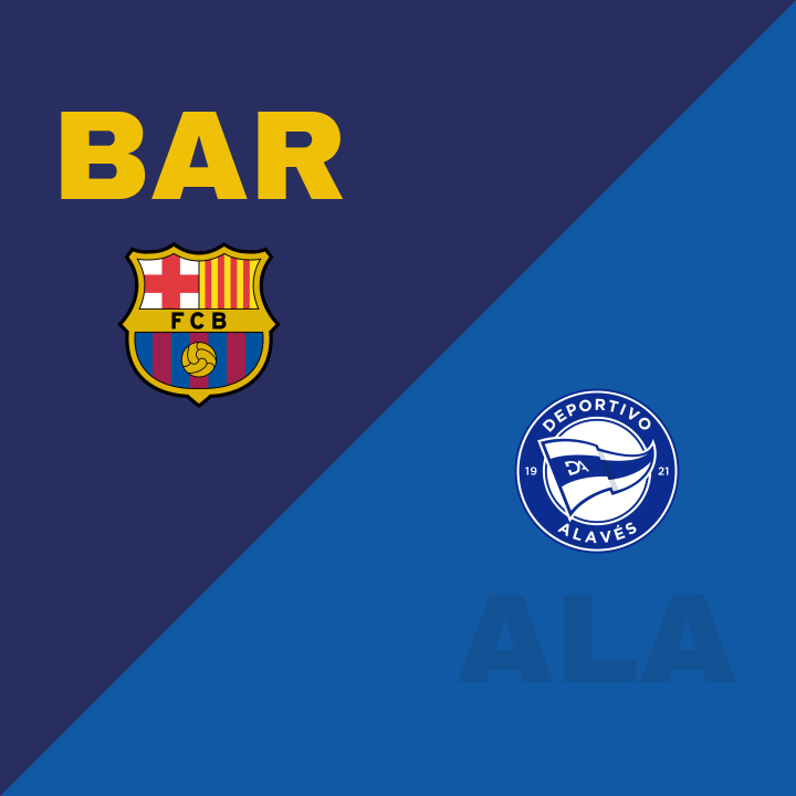 Barcelona vinner över Alavés med 3-1 på Spotify Camp Nou