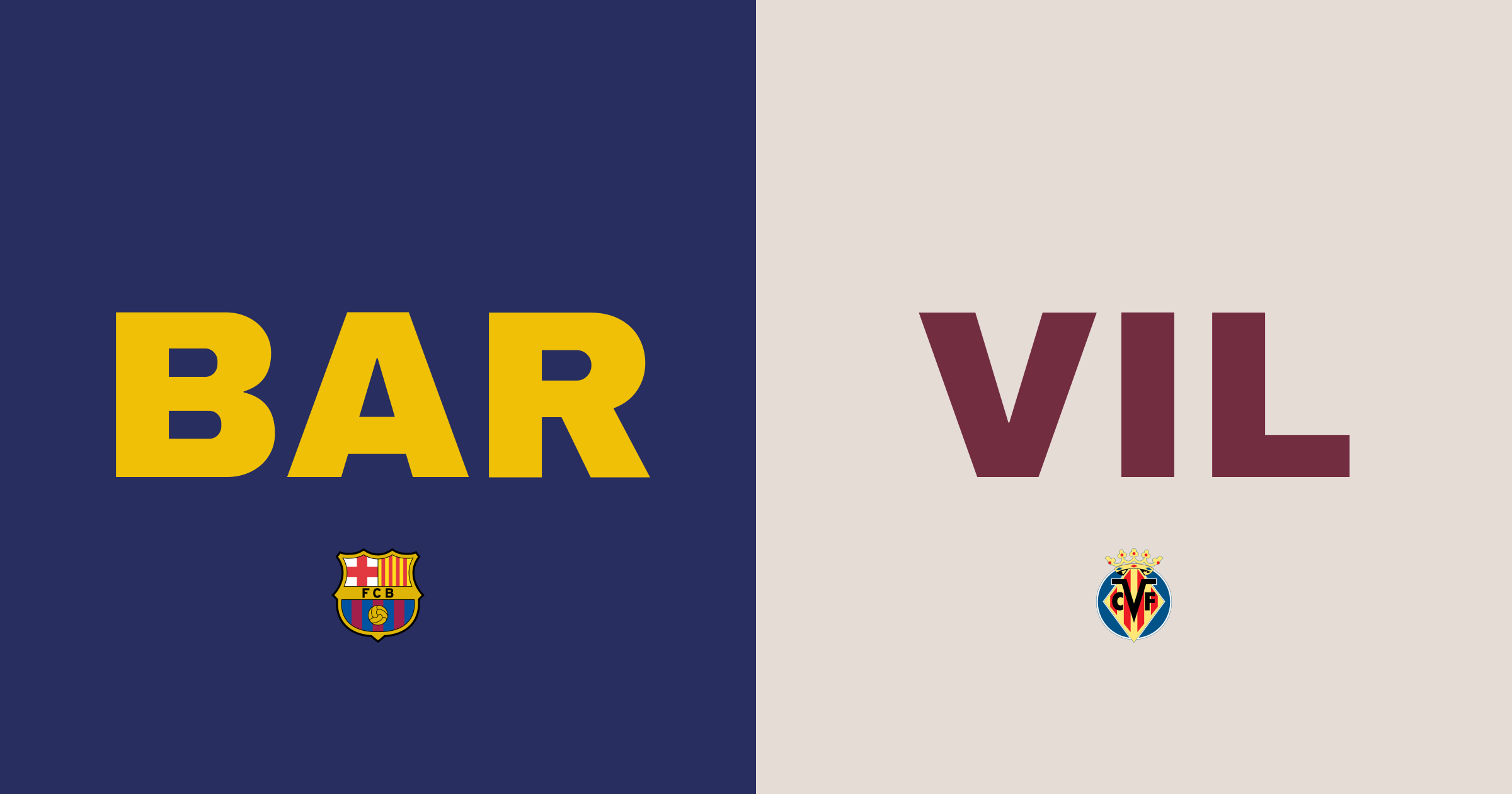 Barcelona krossade Villarreal med 4-1 på Estadi Olímpic Lluís Companys