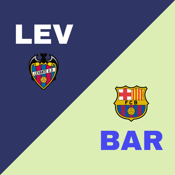 Barcelona vinner dramatisk match mot Levante på Estadio Ciudad de Valencia
