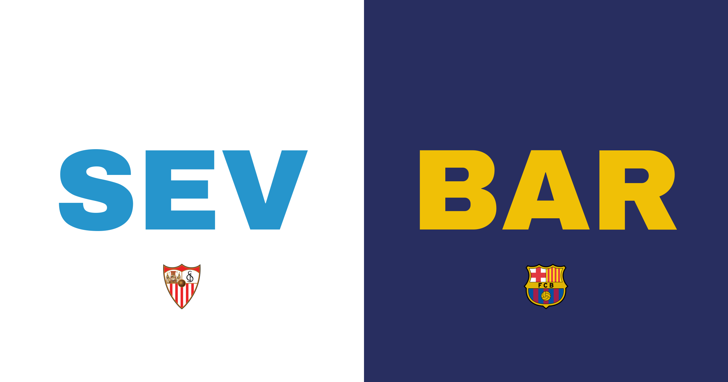Formstarkt Sevilla ställs mot ligaledande Barcelona