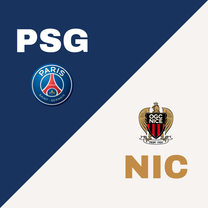 Nice chockar Paris Saint Germain med 3-1-seger på Parc des Princes