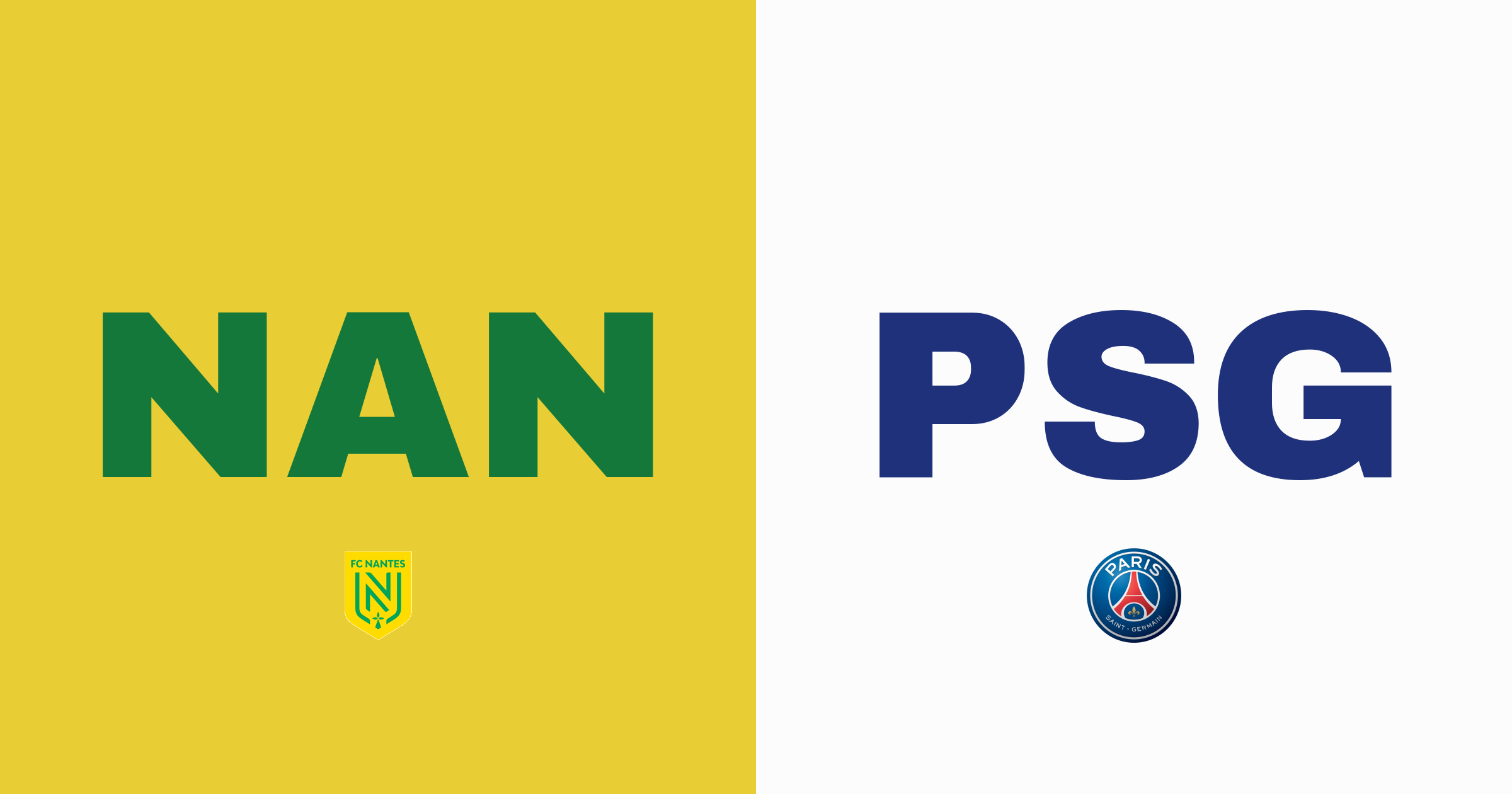 Nantes förlorar mot Paris Saint Germain på Stade de la Beaujoire - Louis Fonteneau