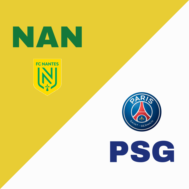 Nantes förlorar mot Paris Saint Germain på Stade de la Beaujoire - Louis Fonteneau