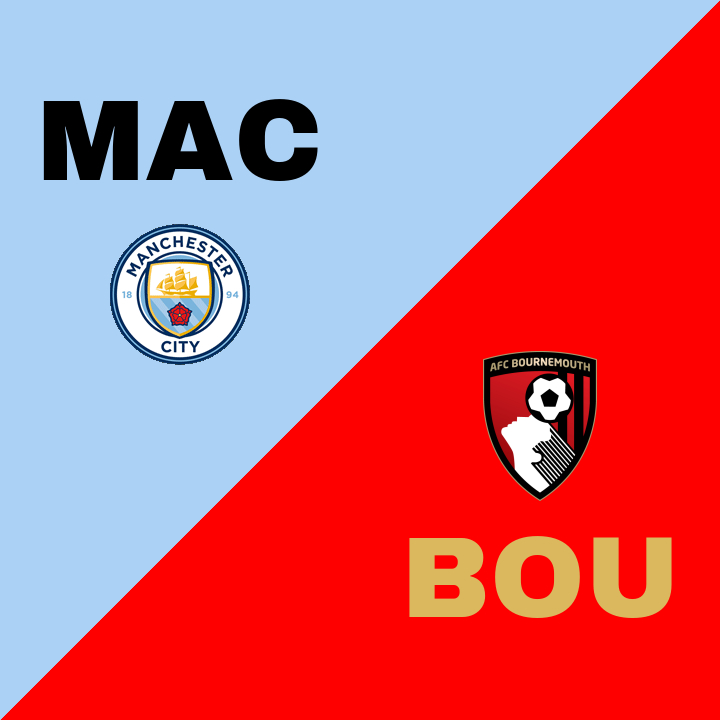 Manchester City dominerar Bournemouth i Premier League-uppgörelse