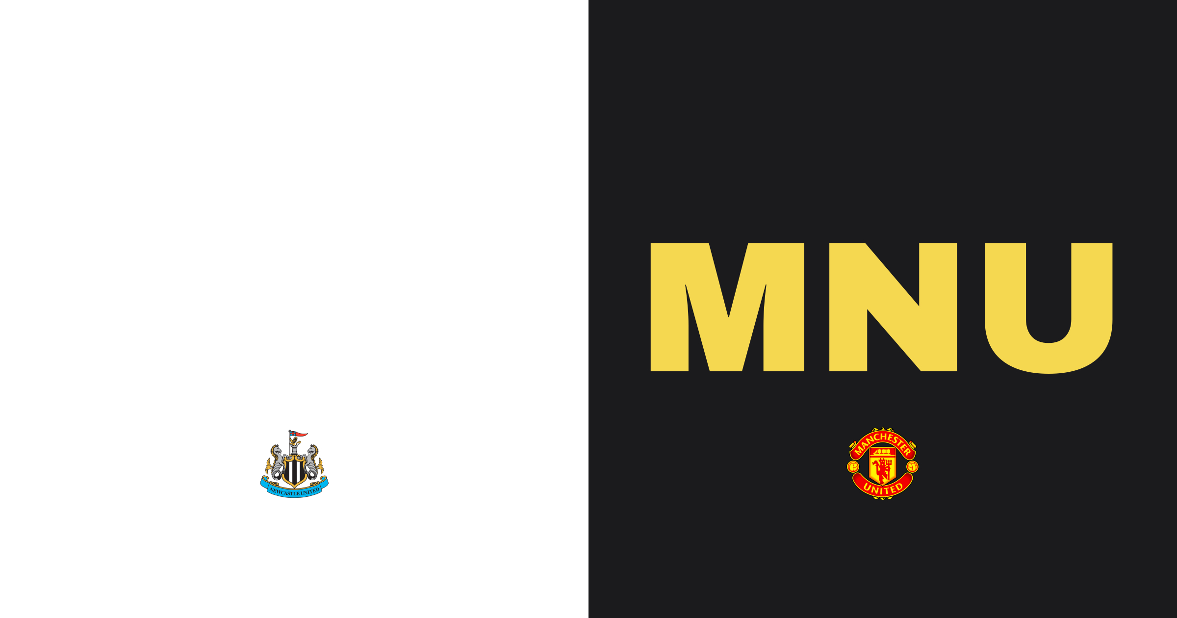 HT: Newcastle och Manchester United 1-1 efter en intensiv första halvlek