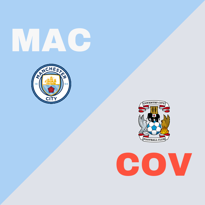 Manchester City går in som klar favorit mot Coventry