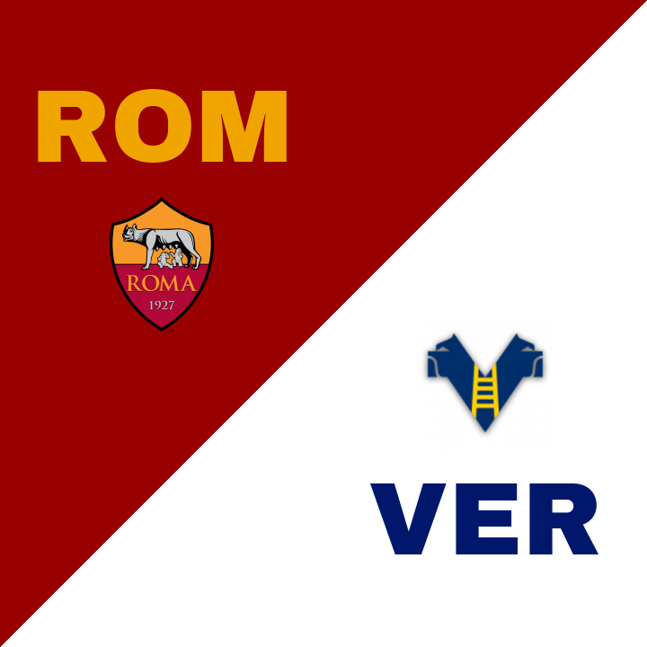 AS Roma kämpar sig till seger mot Hellas Verona på Stadio Olimpico