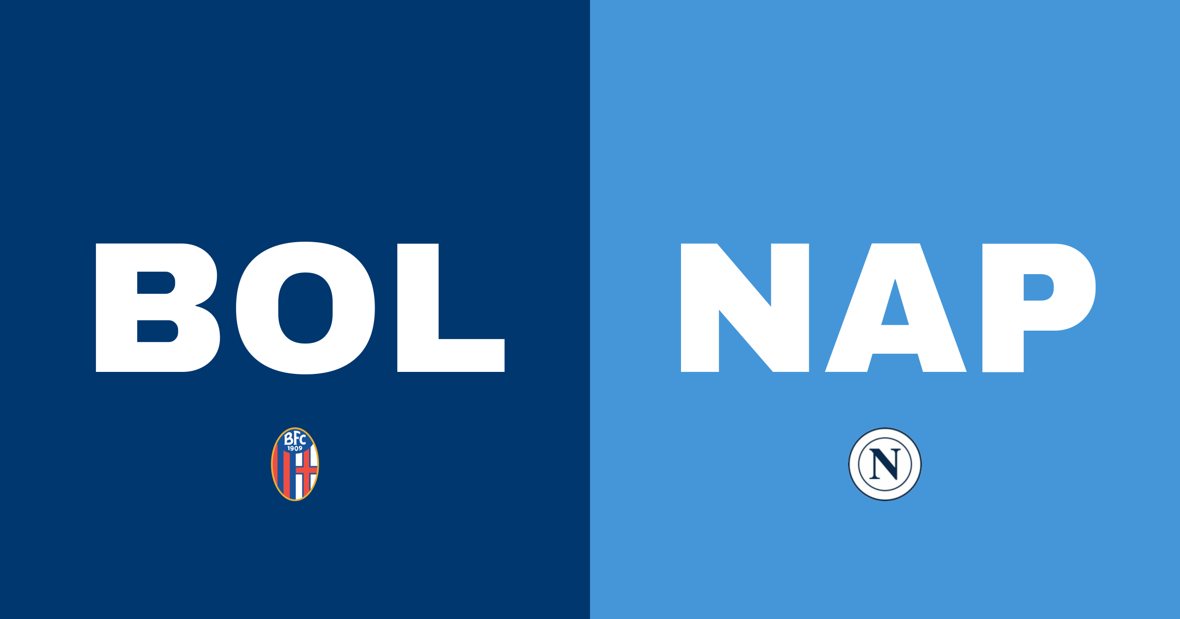 Bologna och Napoli delade på poängen efter spännande drabbning