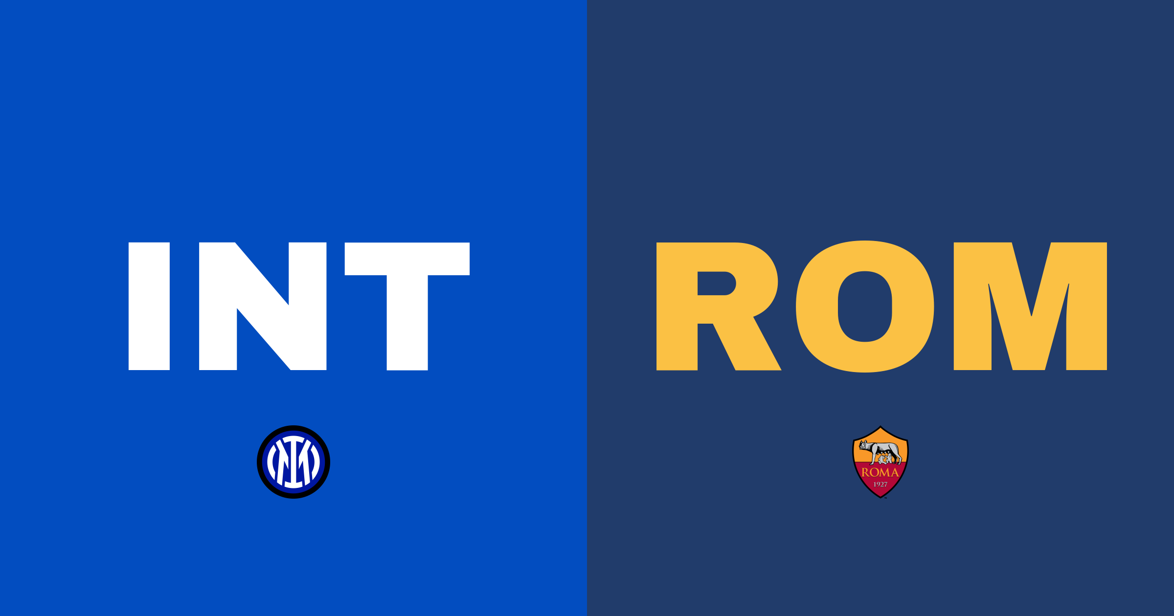 Inter åker på en snöplig förlust mot AS Roma på Stadio Giuseppe Meazza