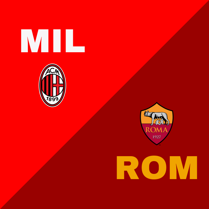 AC Milan håller undan mot AS Roma i en tät tillställning